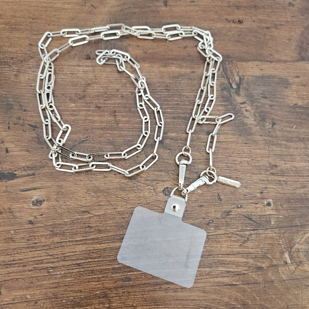 Case-Mate Crossbody Phone Lanyard Gold-tone Chain Strap